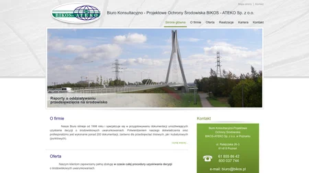 Biuro Konsultacyjno-Projektowe Ochrony Środowiska Bikos-Ateko sp. z o.o.