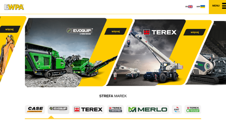 EWPA - maszyny budowlane, komunalne i żurawie