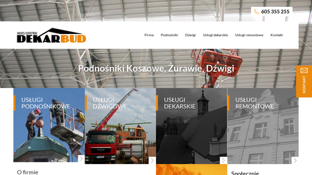 Wynajem podnośników koszowych